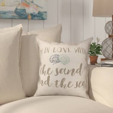 Beach theme discount throw pillow covers